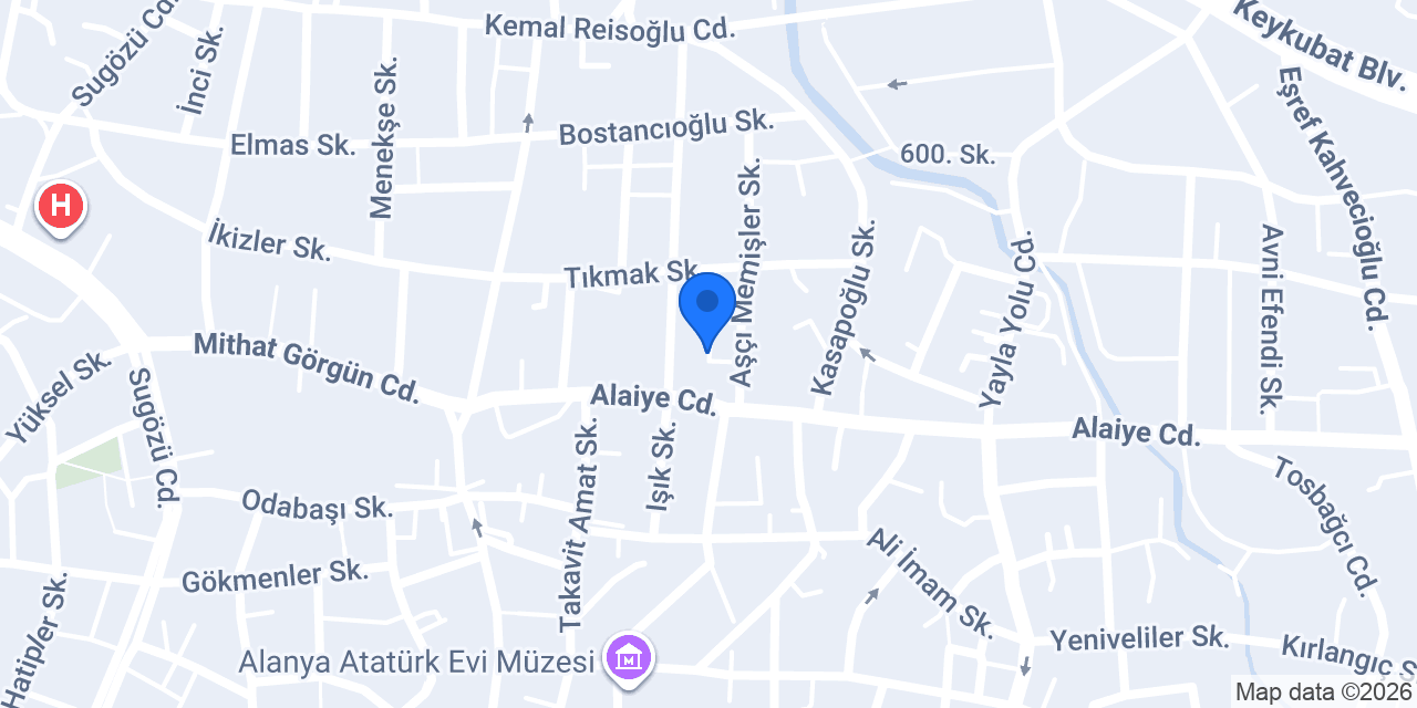 Abdurrahman Alaattinoğlu Ortaokulu konumu