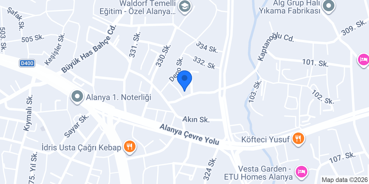 Özel Elif Çevik Anaokulu konumu
