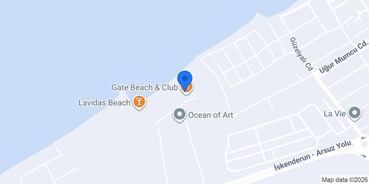 Gate Beach & Club konumu