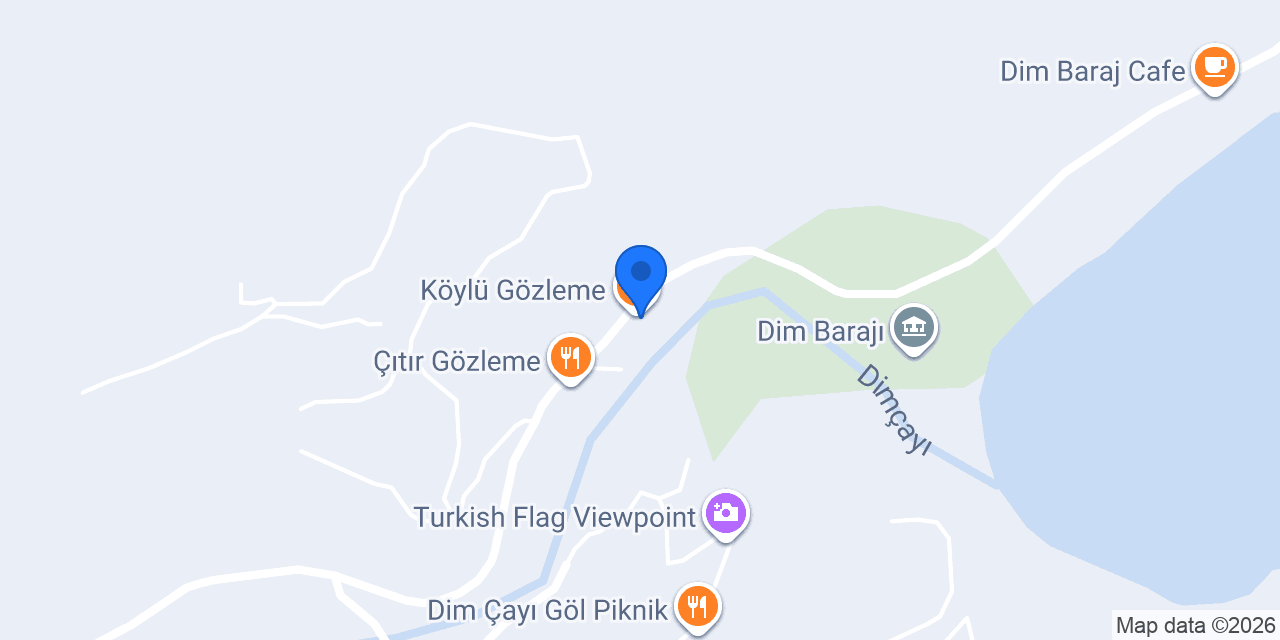 Köylü Gözleme konumu