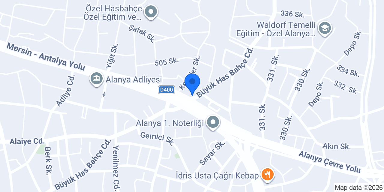 ALANYA TADİLAT-AGEM YAPI konumu
