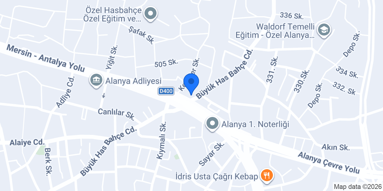 Daisy Homes Alanya konumu
