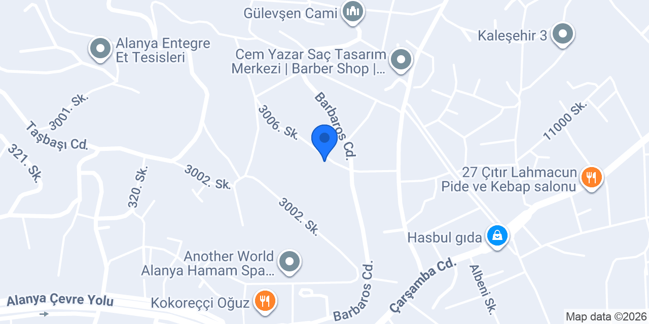 Alanya İlkokulu konumu