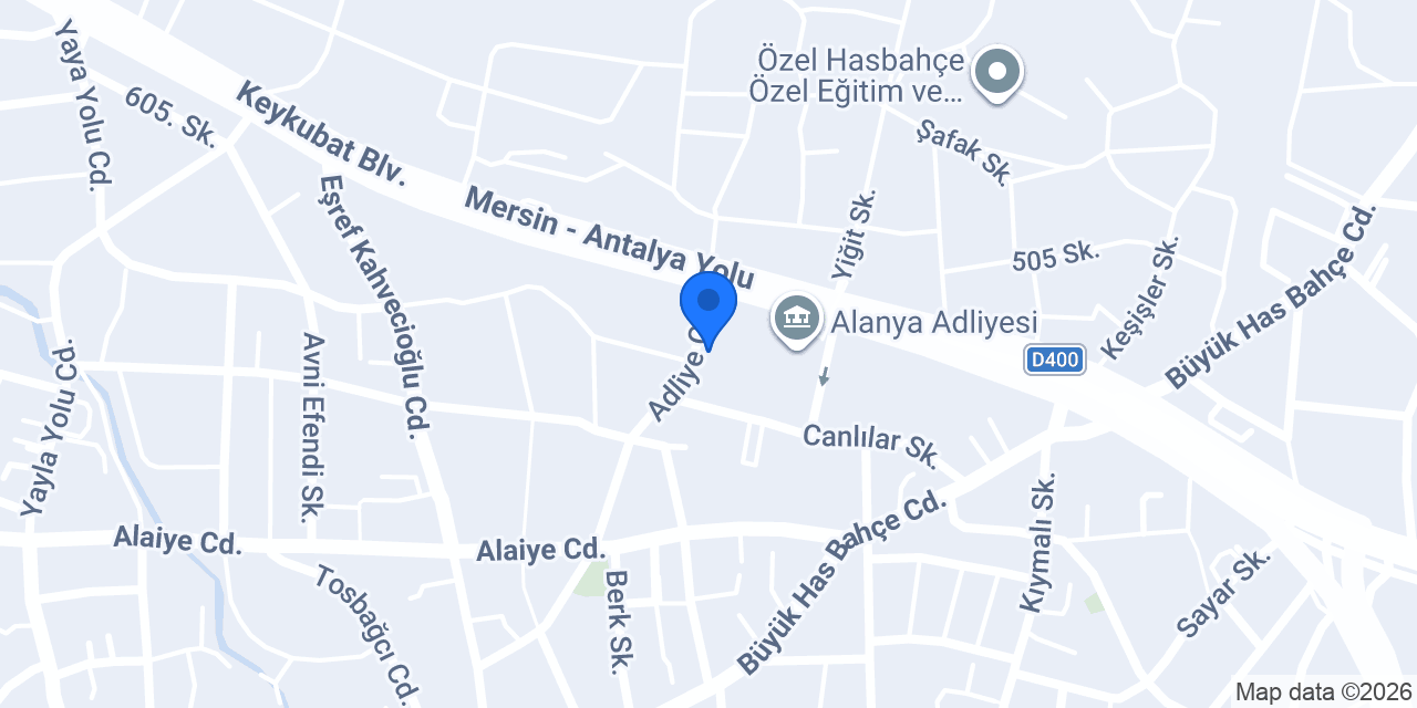 Av.Tevfik Aşlama konumu