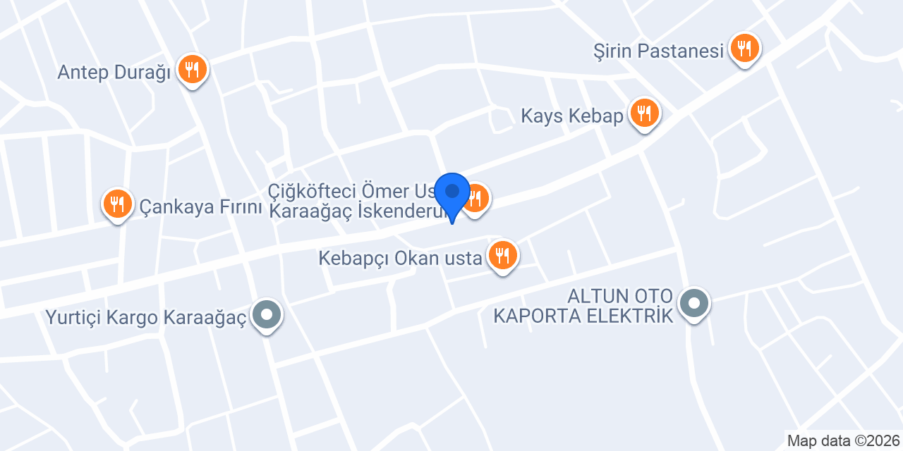 Öz Şirin Moda Evi konumu