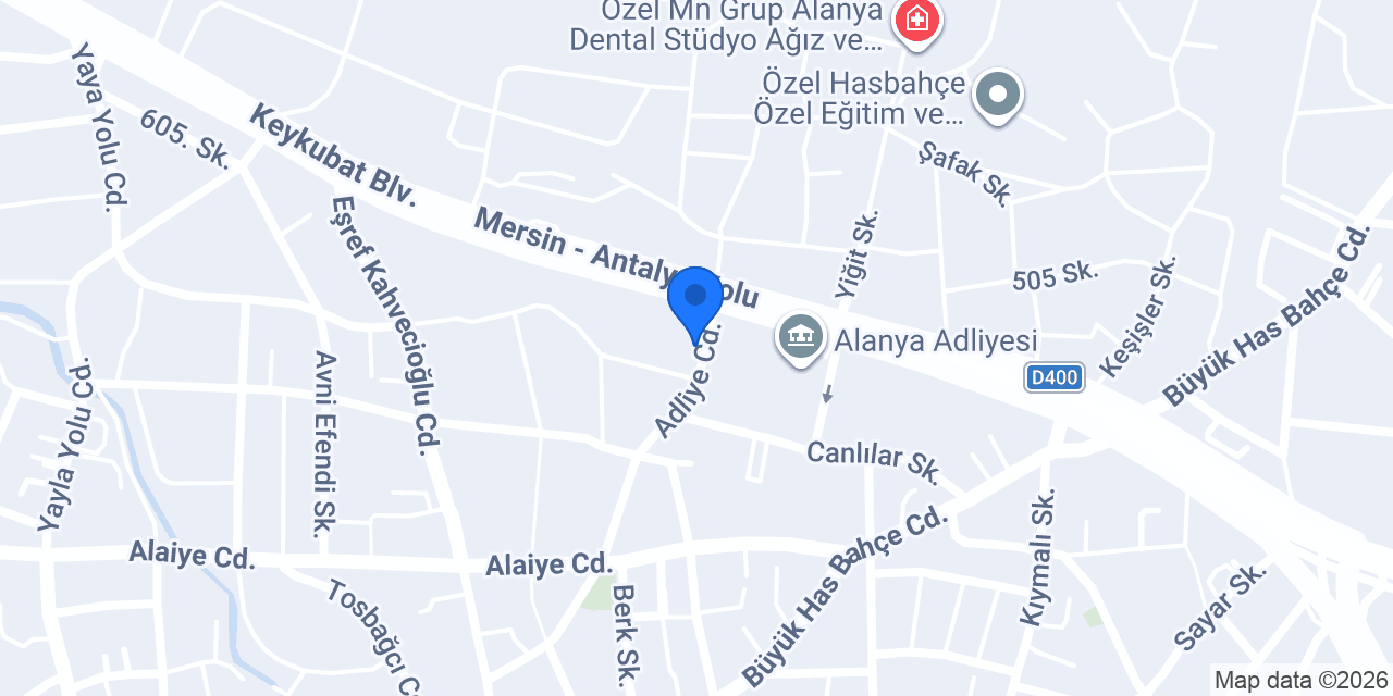 DENİZ Hukuk Bürosu konumu
