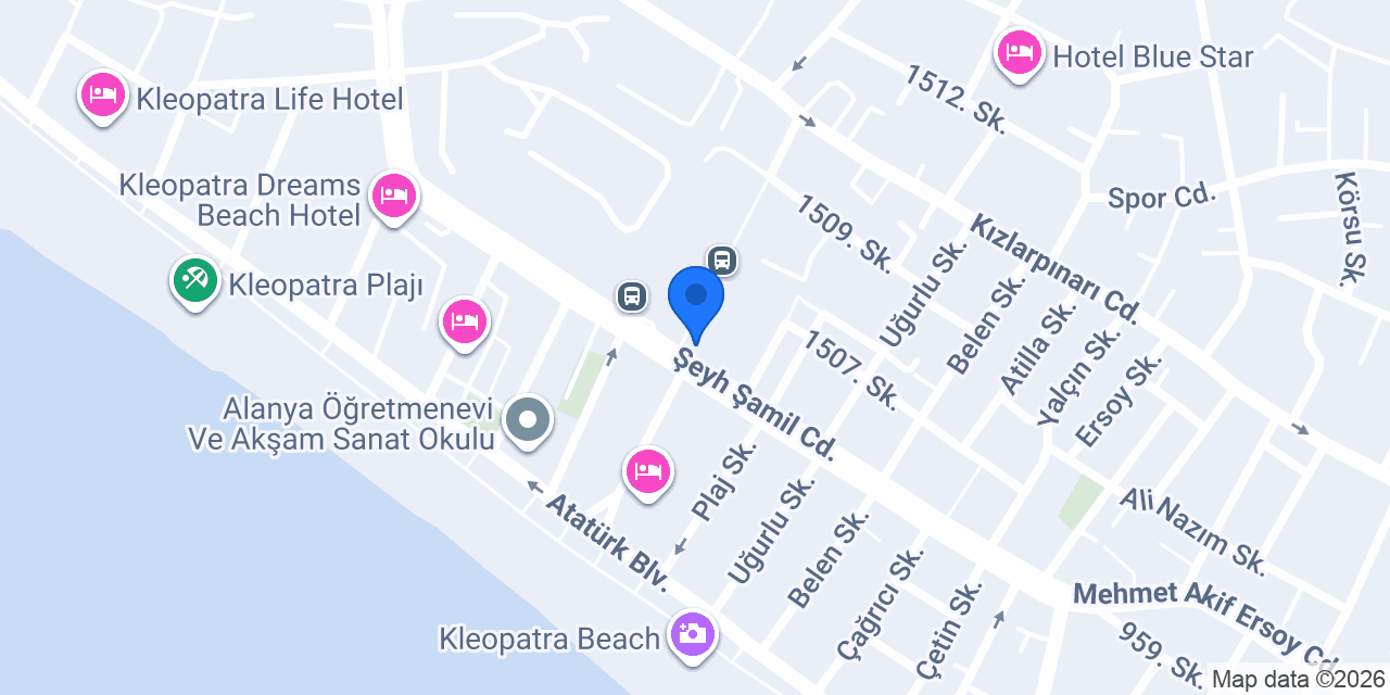 🚖 ALANYA TAKSİ OTOGAR 🚖 konumu