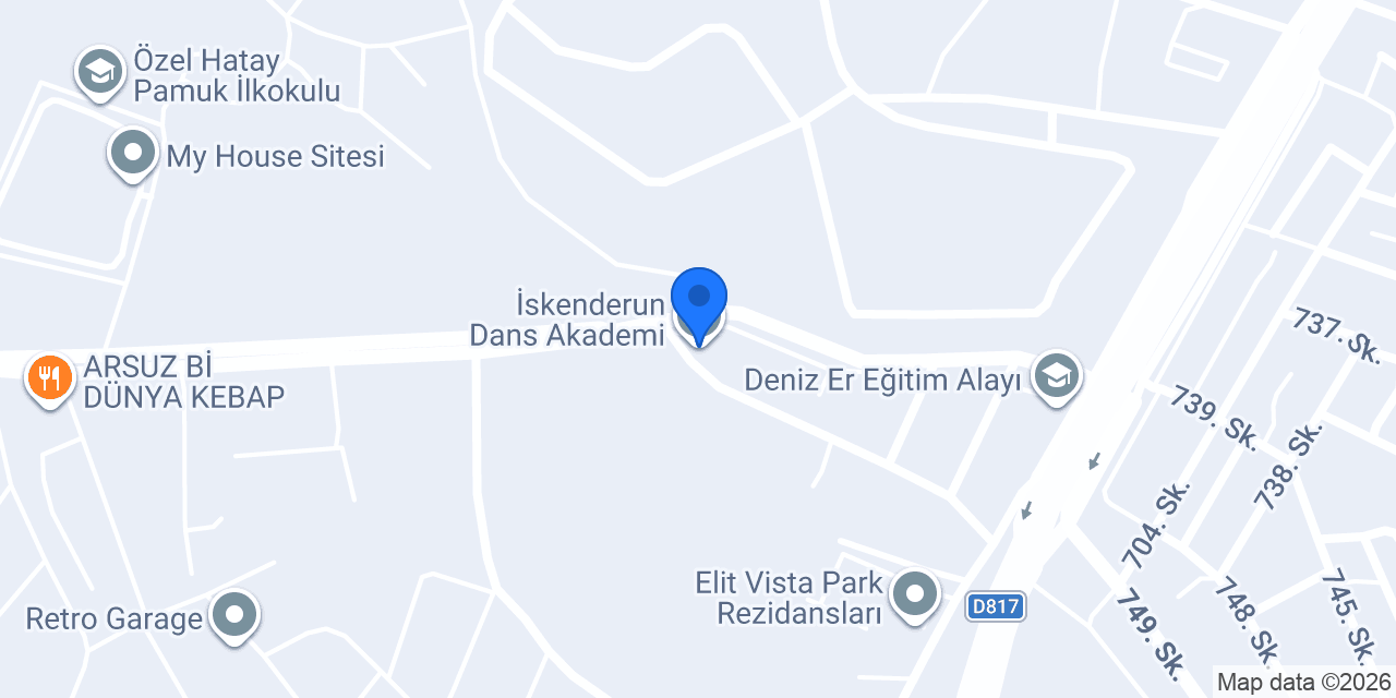İskenderun Dans Akademi konumu