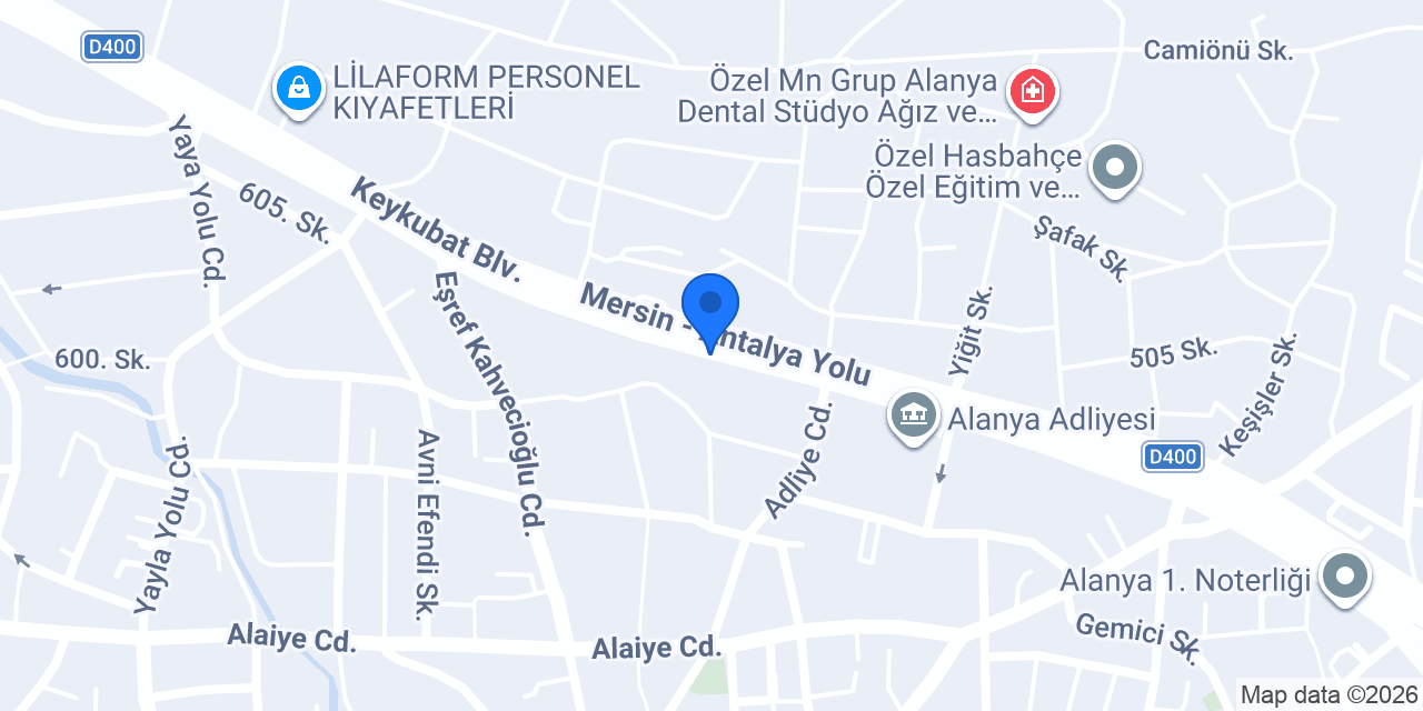 Vodafone Cep Merkezi konumu