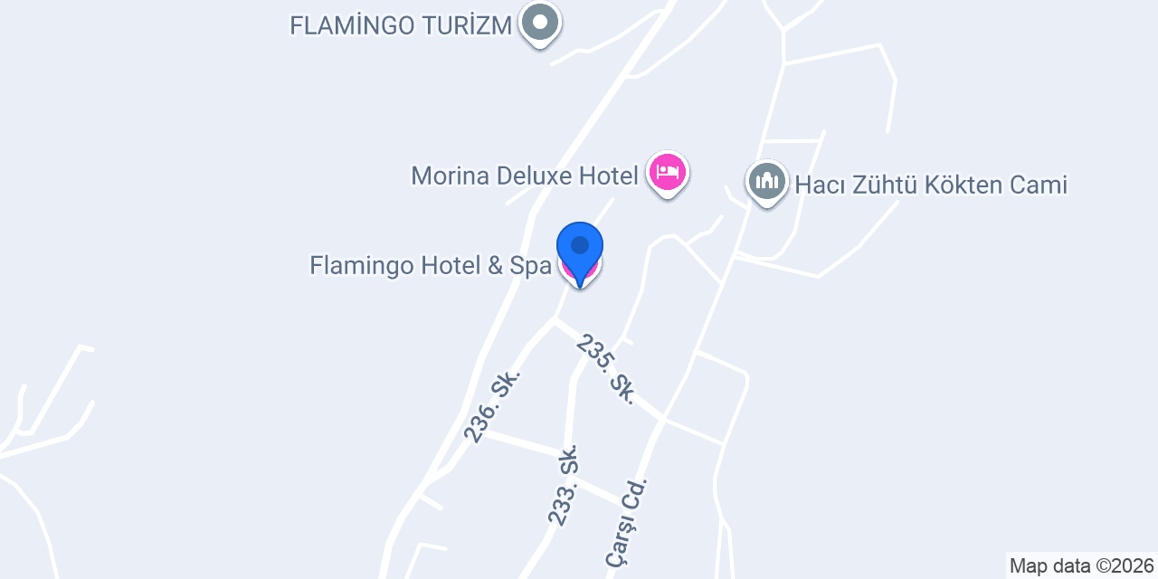 Flamingo Hotel & Spa konumu
