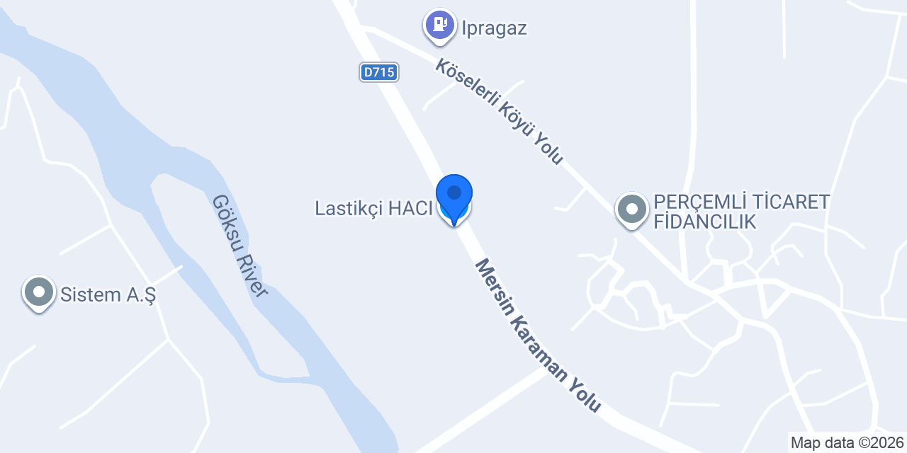 Lastikçi HACI konumu