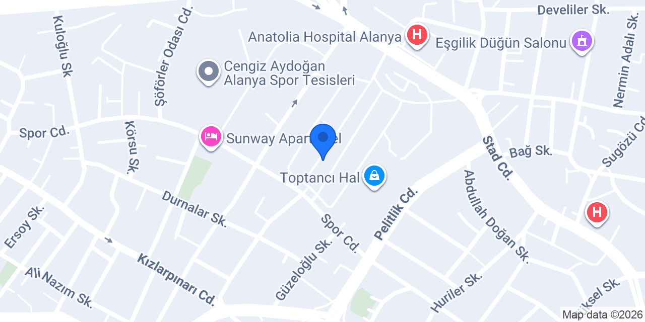 Köşem Balıkçılık konumu
