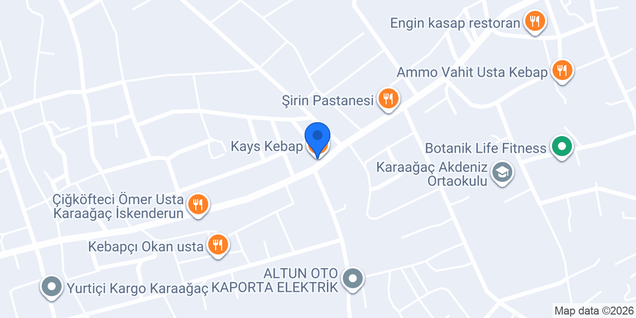 Kays Kebap konumu