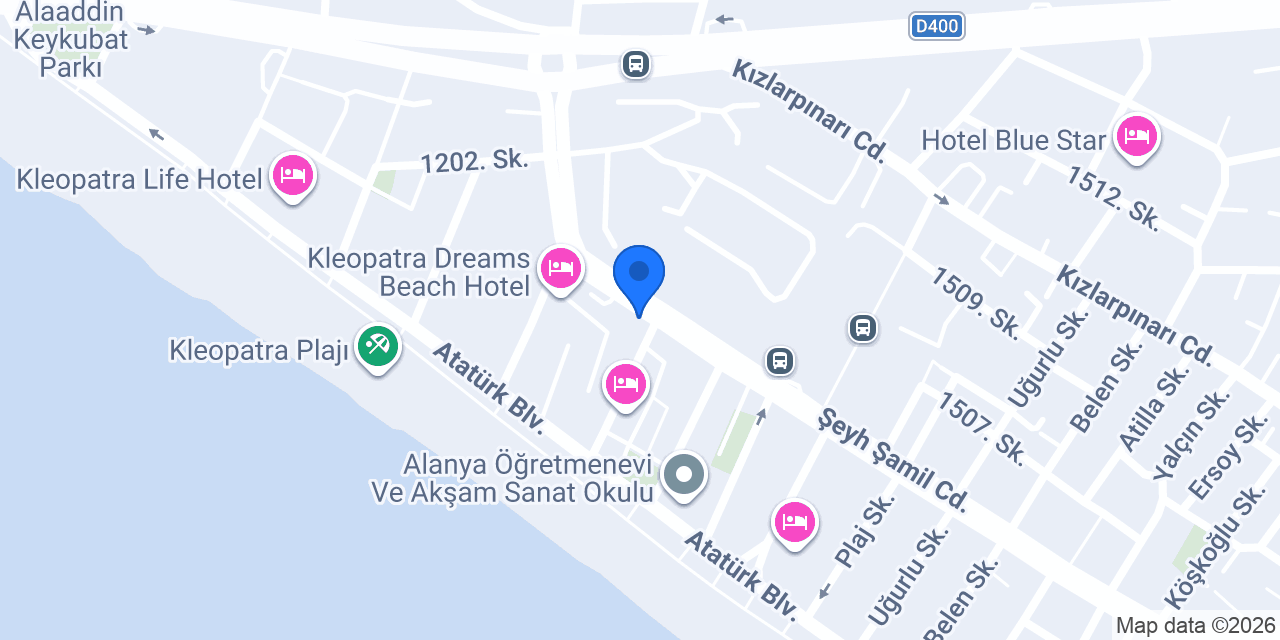 Alanya İlçe Emniyet Müdürlüğü konumu