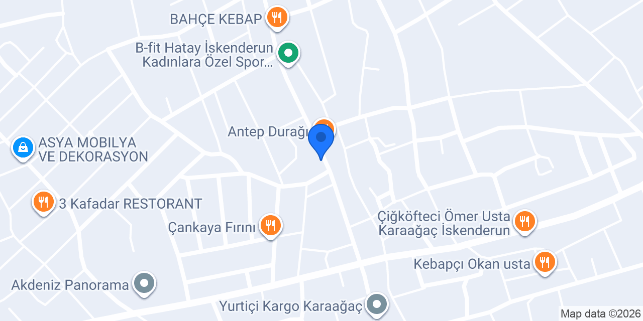 İskenderun La Rosa Çiçekçilik konumu