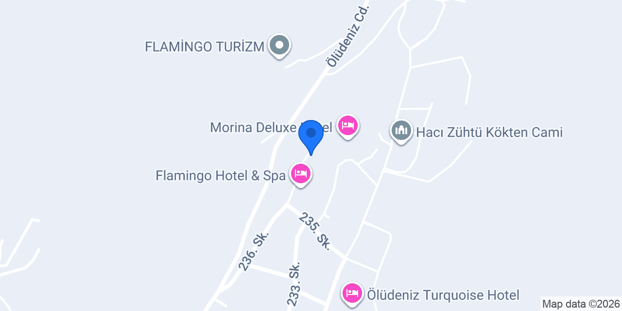 Palm Spa Oludeniz konumu