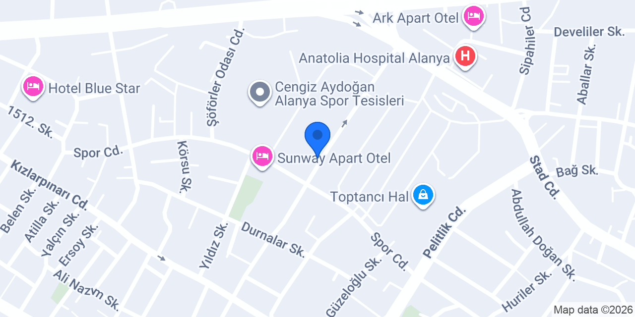 Arslanlar Gıda Hal Şube konumu