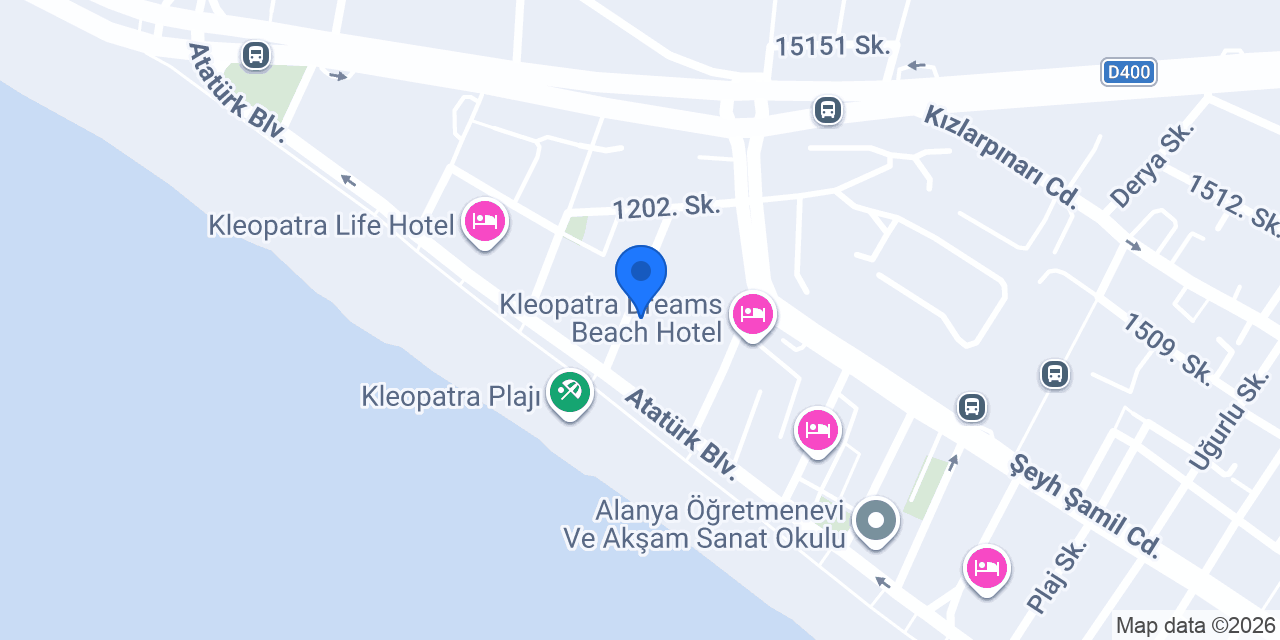 Akman Beach Apart Otel konumu