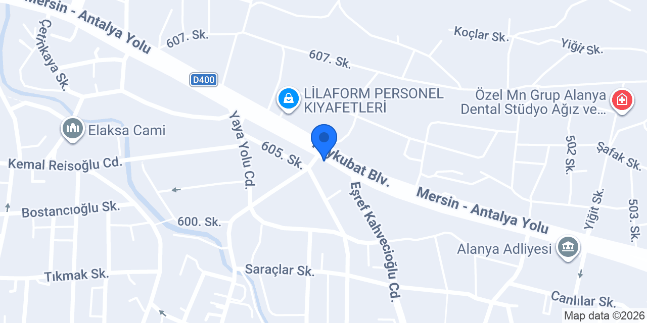 Emin Oto Lastik konumu