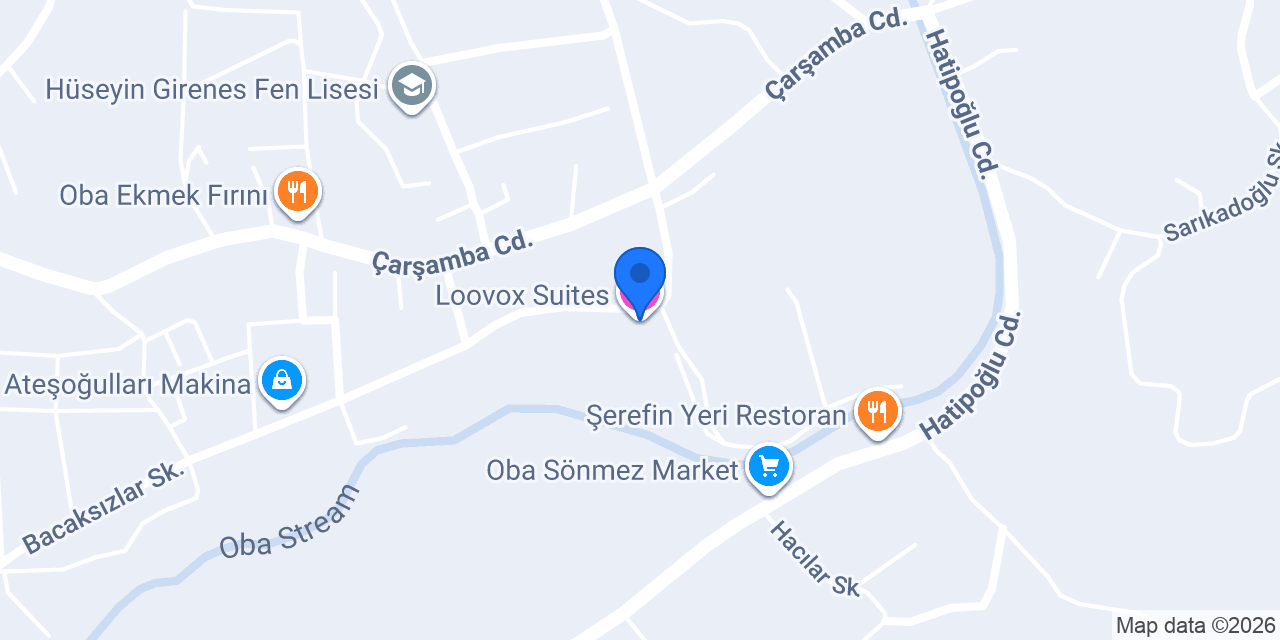 Loovox Suites konumu