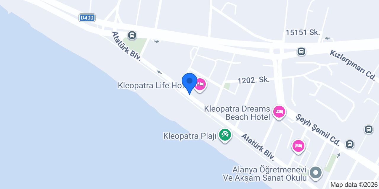 Kleopatra Celine Hotel konumu