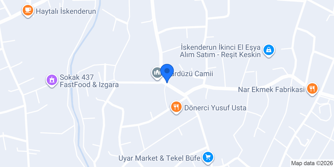 Dönerci Erdal Usta konumu