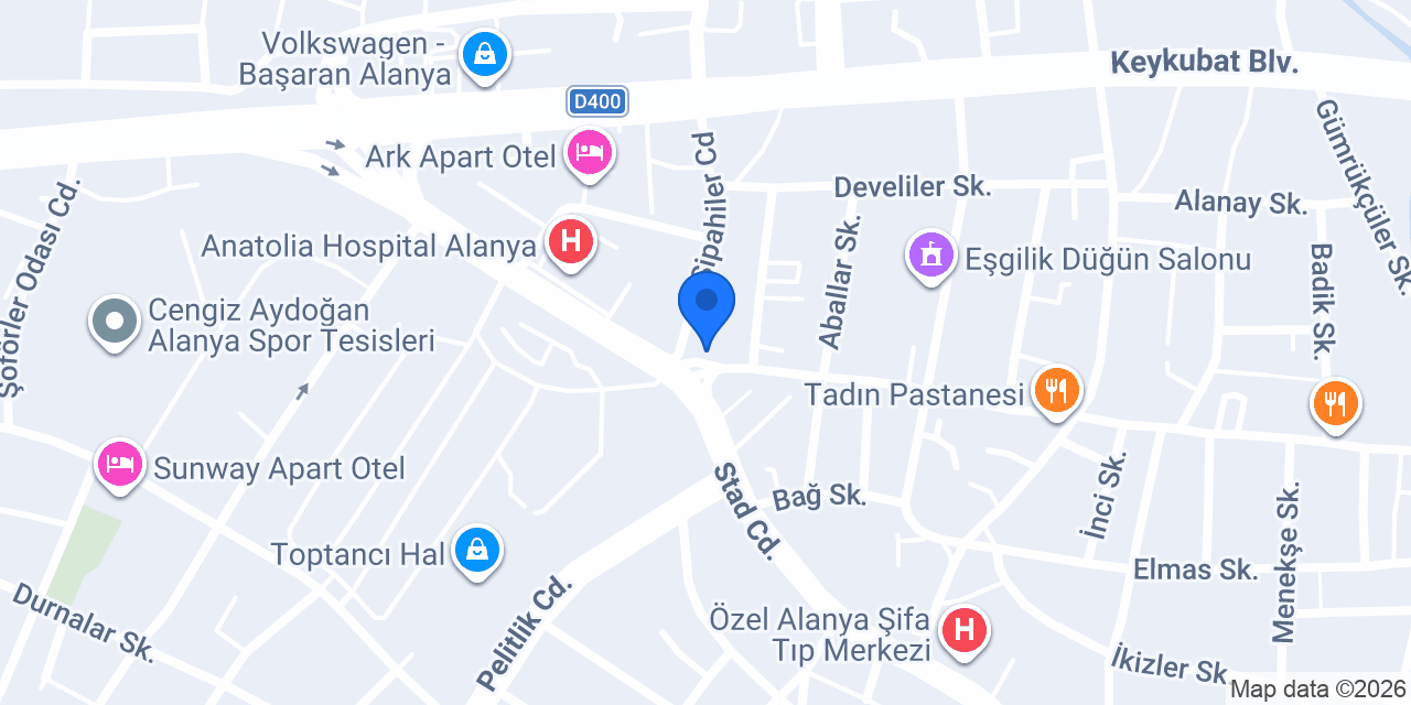 Tarık Dondurma konumu