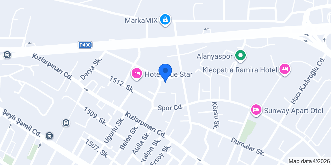 Alanya Tekmar konumu