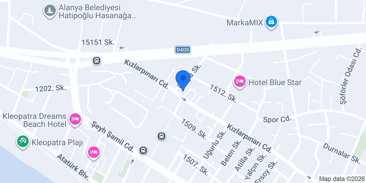 Atak Apart Hotel konumu