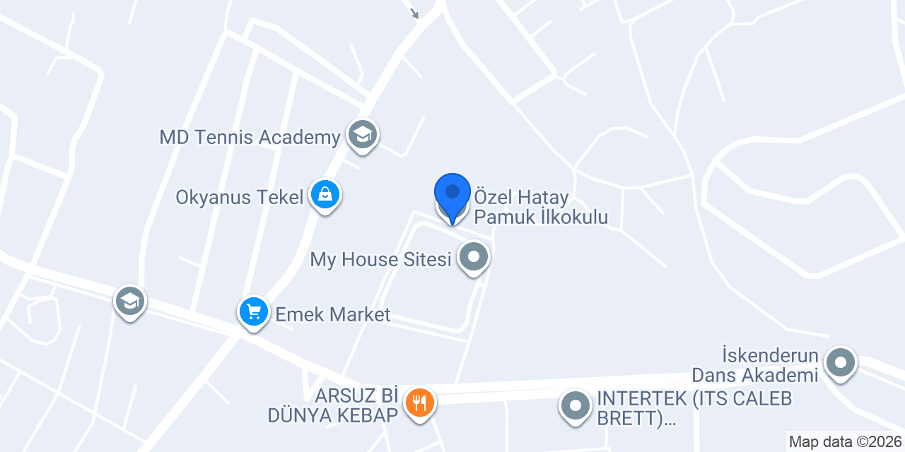 Özel Hatay Pamuk İlkokulu konumu