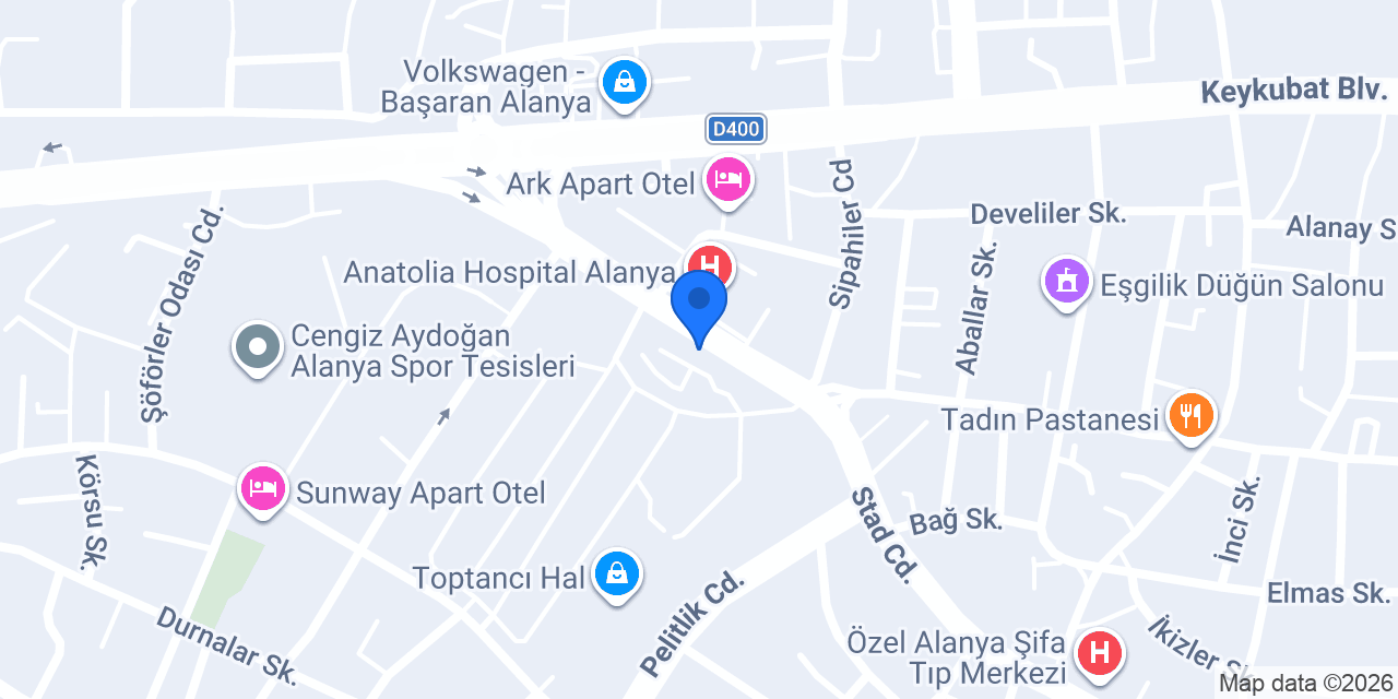 Alanya Medikal konumu