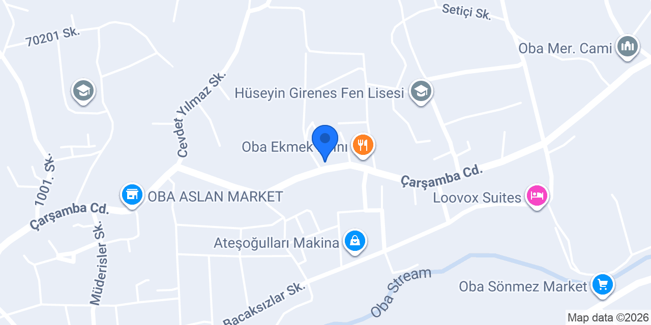 Başaran Han Gayrimenkul konumu
