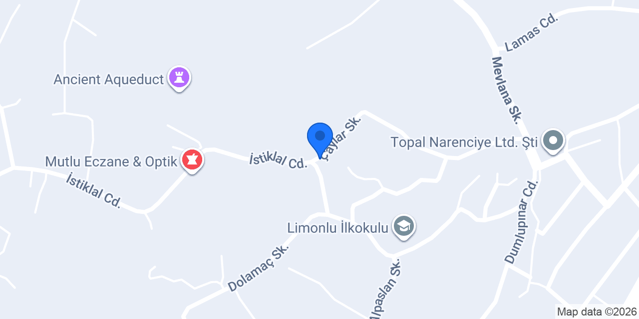 Limonlu Sağlık Ocağı konumu