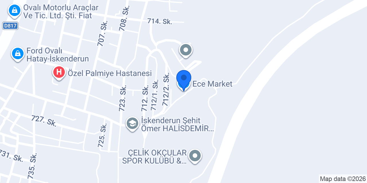 Ece Market konumu