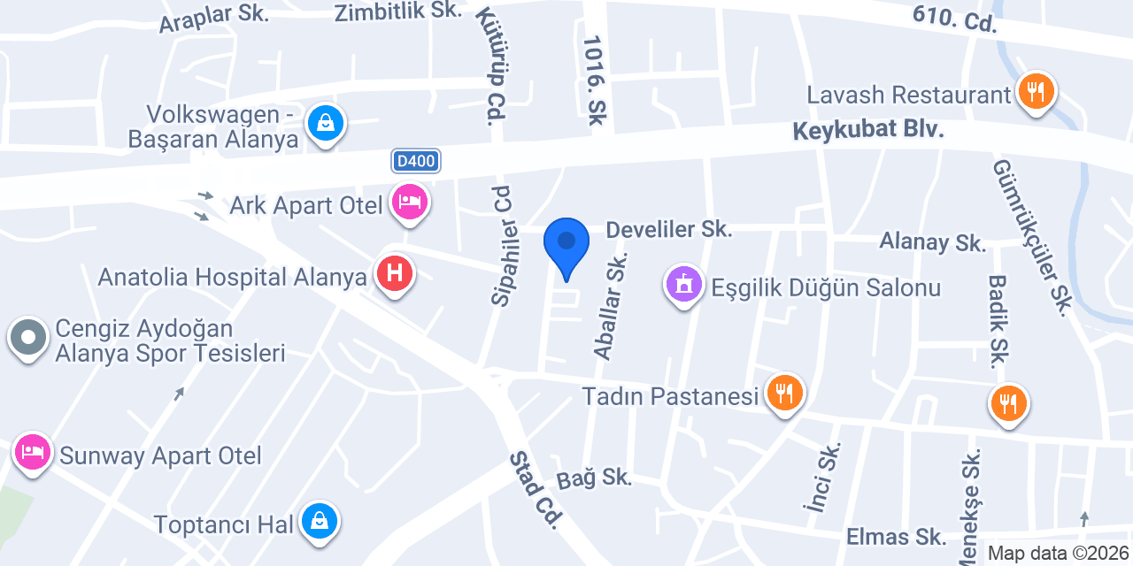 Zübeyde Hanım Anaokulu konumu