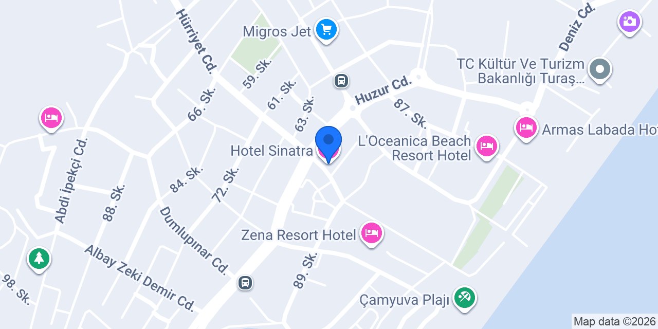 Hotel Sinatra konumu