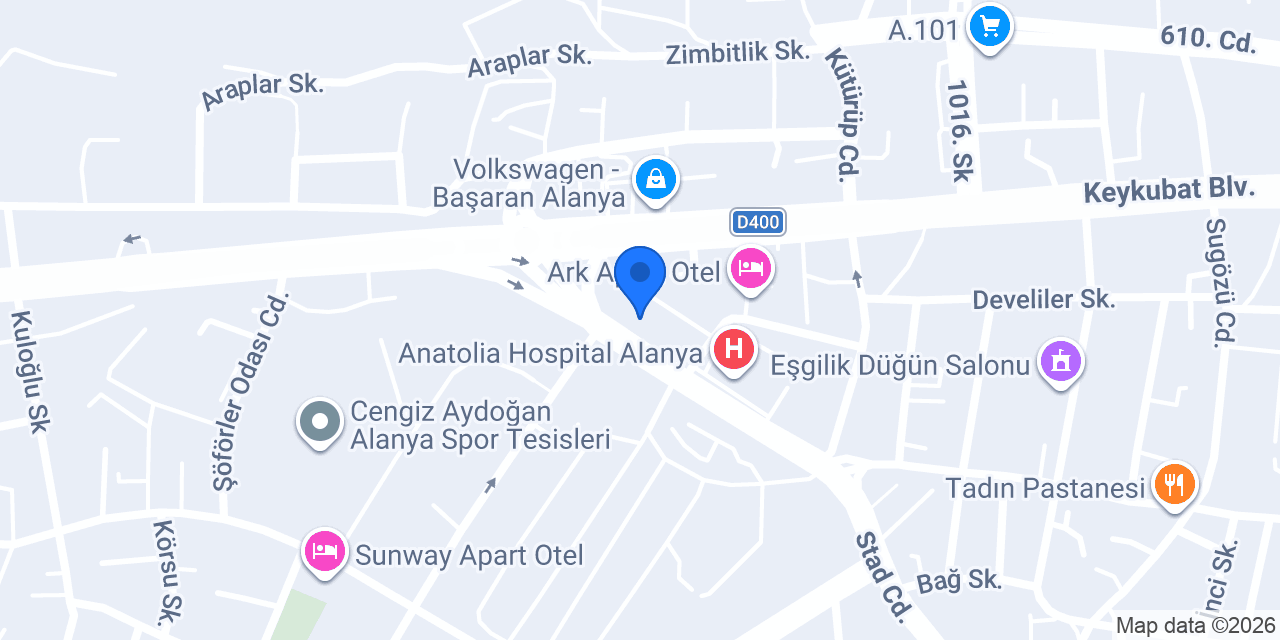 ebebek Antalya Alanya konumu