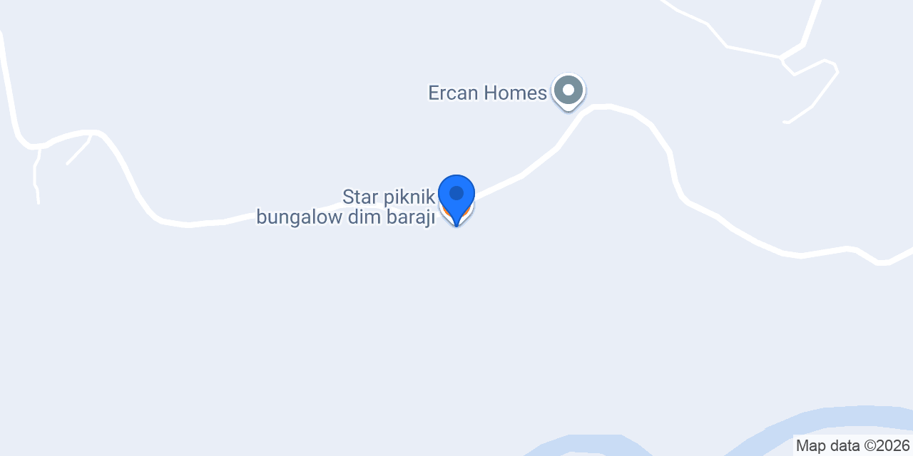 Star piknik bungalow dim barajı konumu