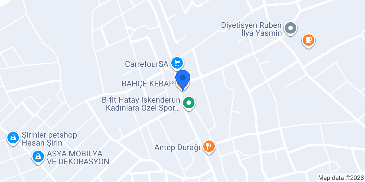 BAHÇE KEBAP konumu