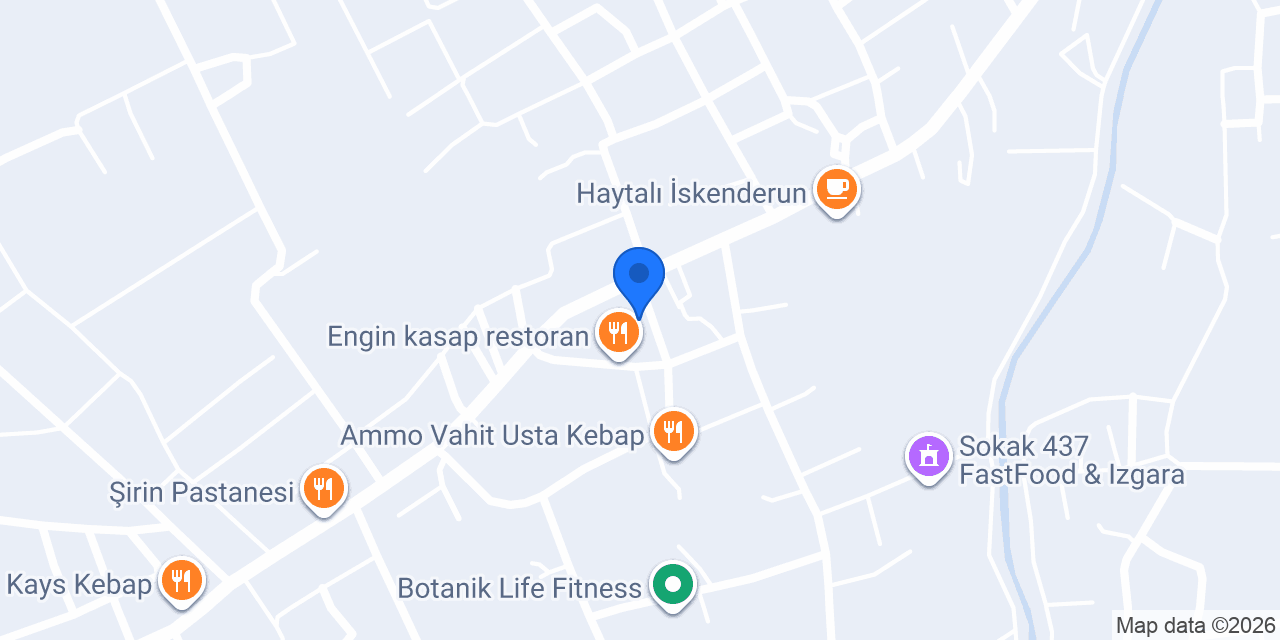 Engin kasap restoran konumu