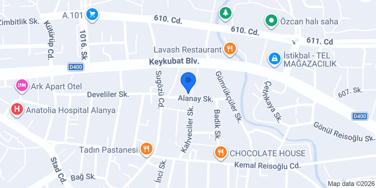 Alanya Transfer konumu