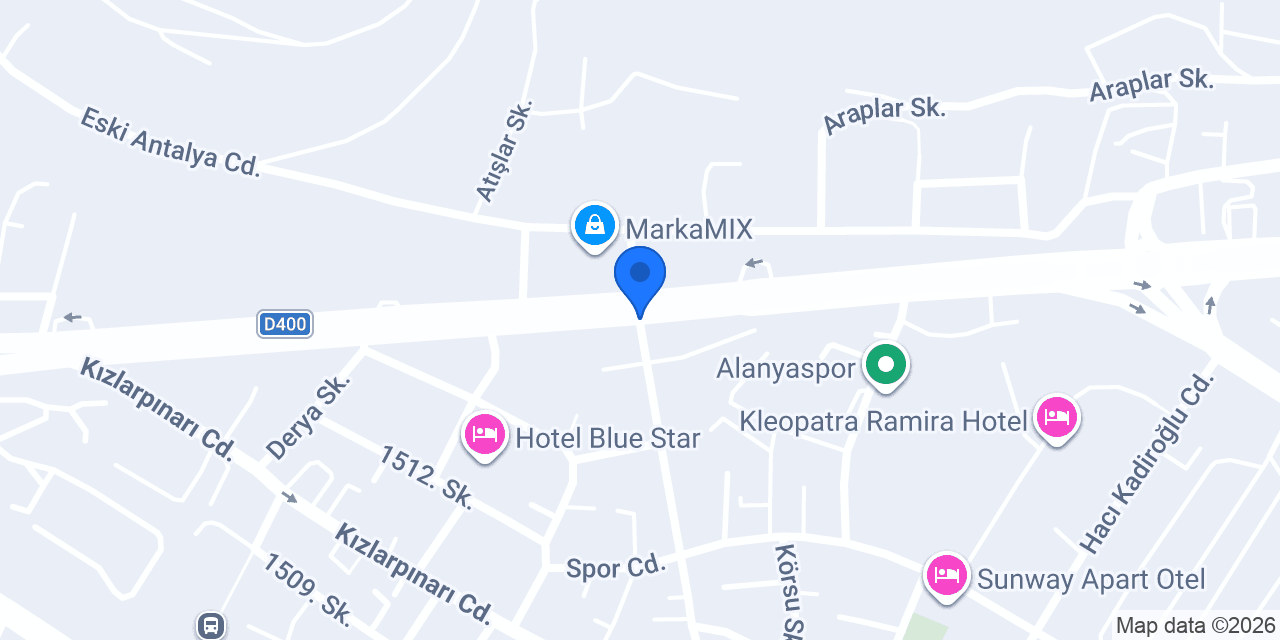 ALANYA GERGİ TAVAN konumu
