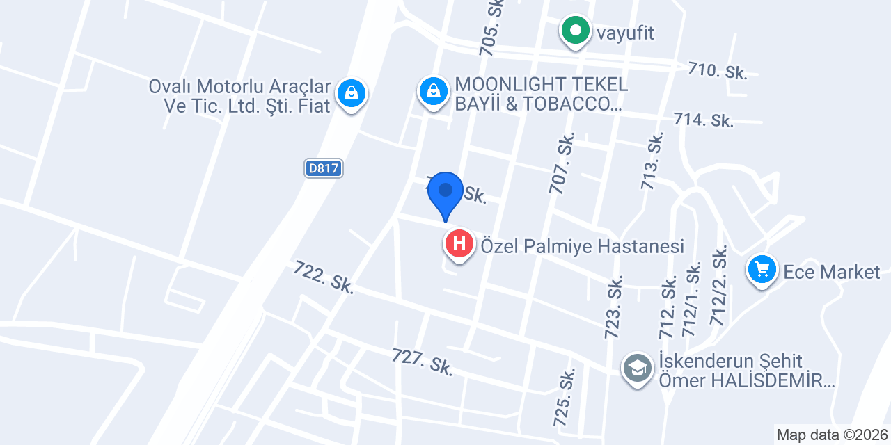 ŞENÖZ PALMİYE ŞUBESİ konumu