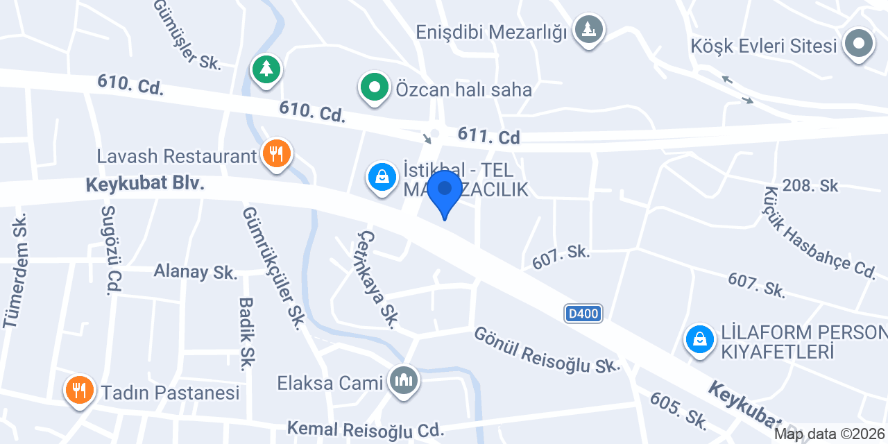 Duman Hukuk Bürosu konumu
