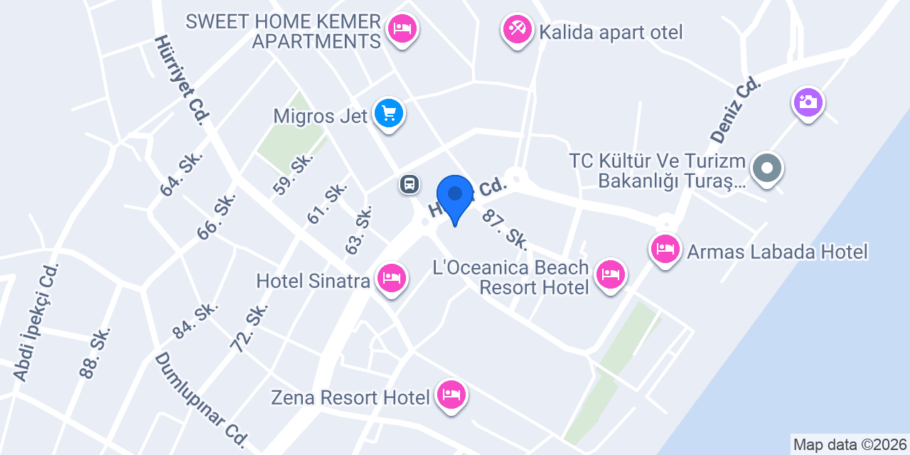 Camyuva Luna Hotel konumu