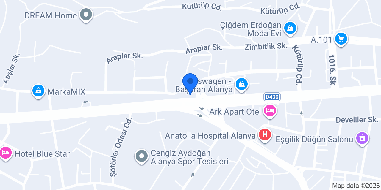 Taç Construction konumu