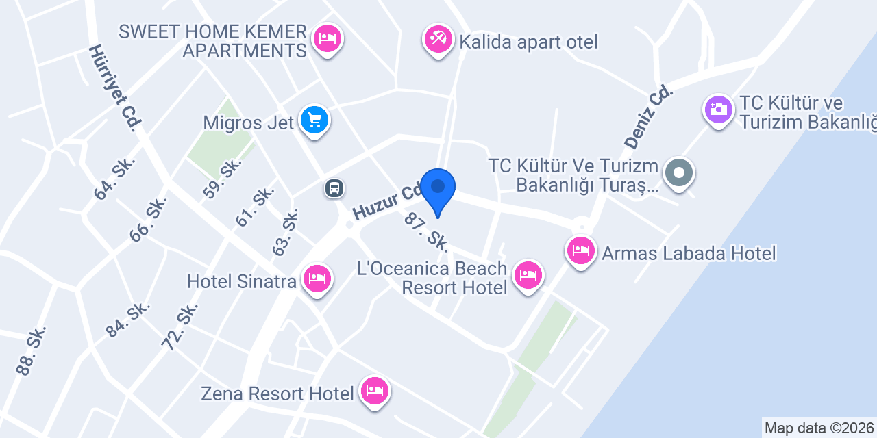 İstanbul Beach Hotel konumu