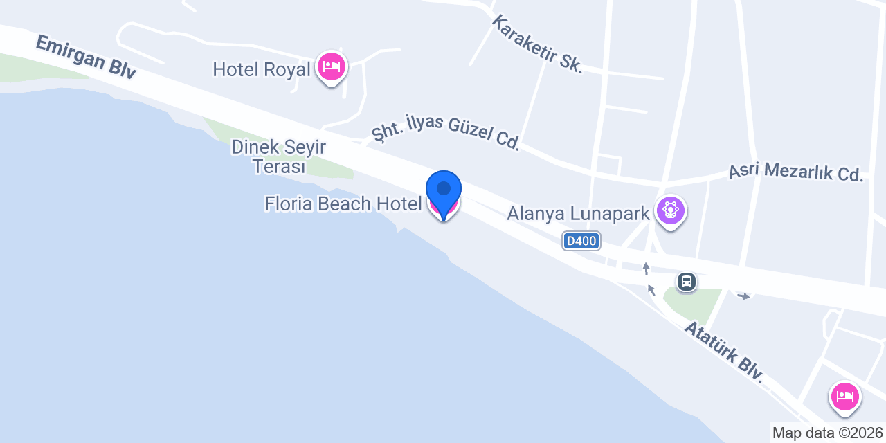 Floria Beach Hotel konumu