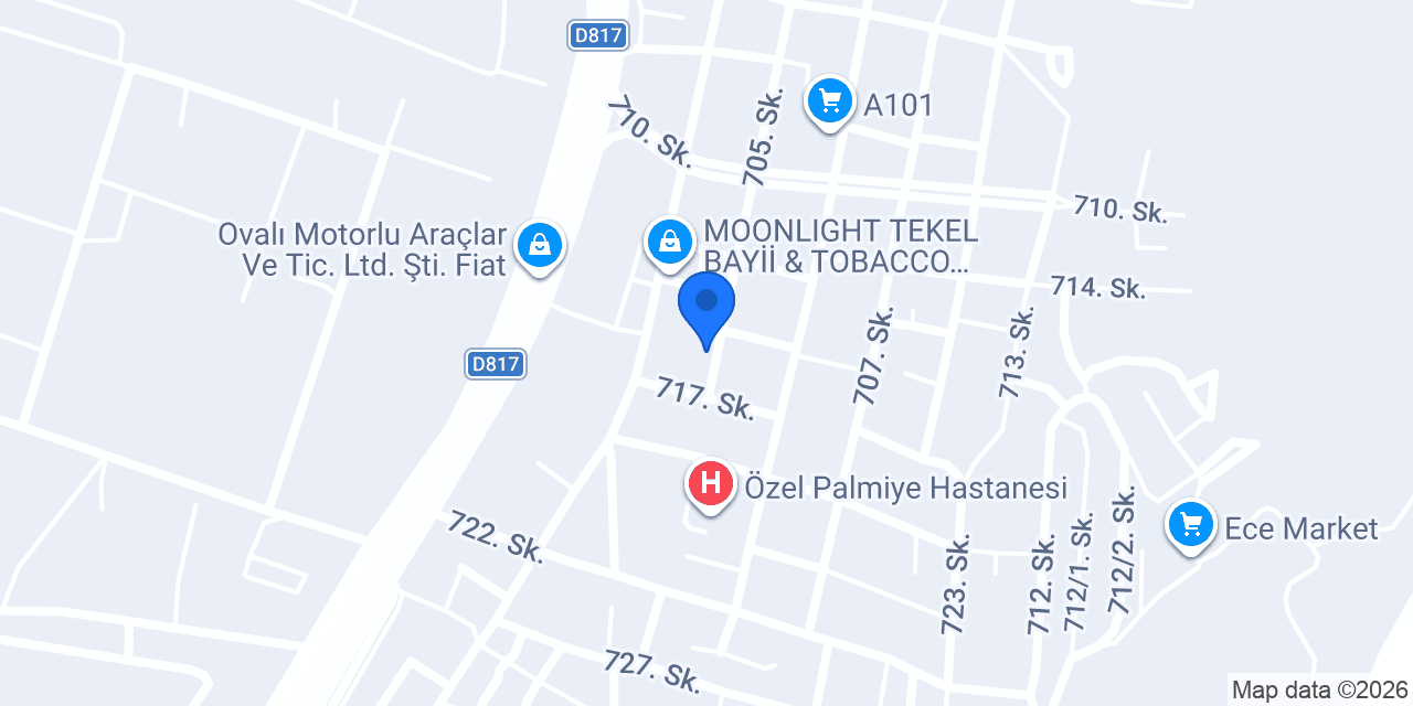Peri Çiçek konumu