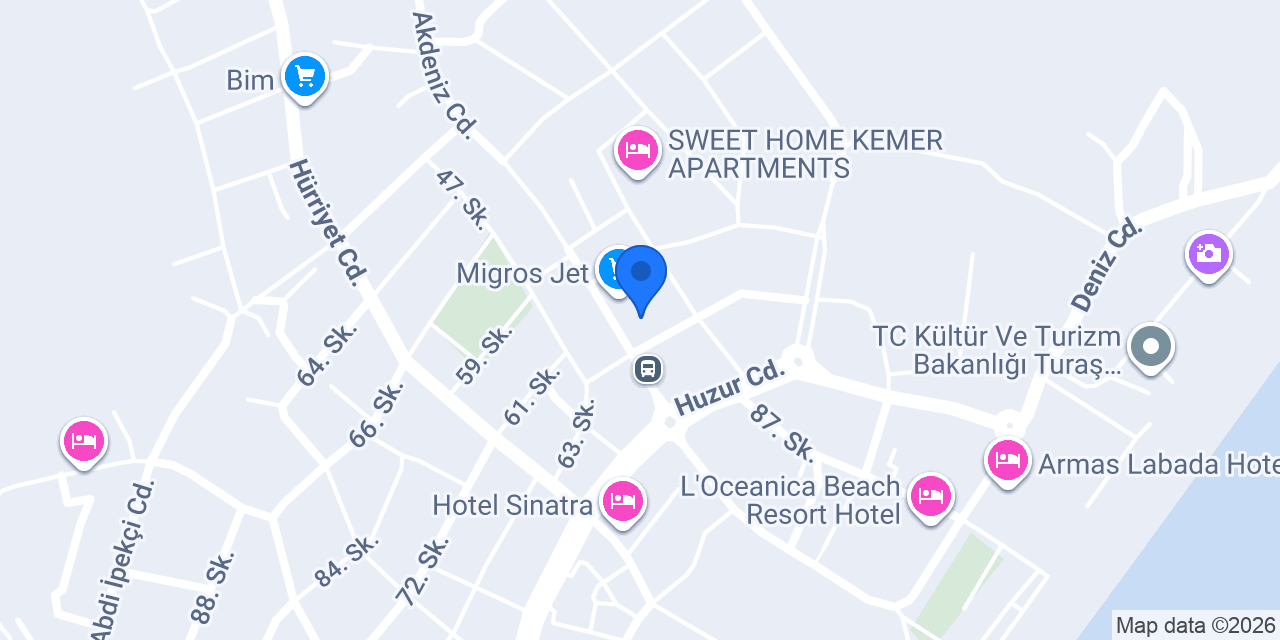 Ayshira Aparts Otel konumu
